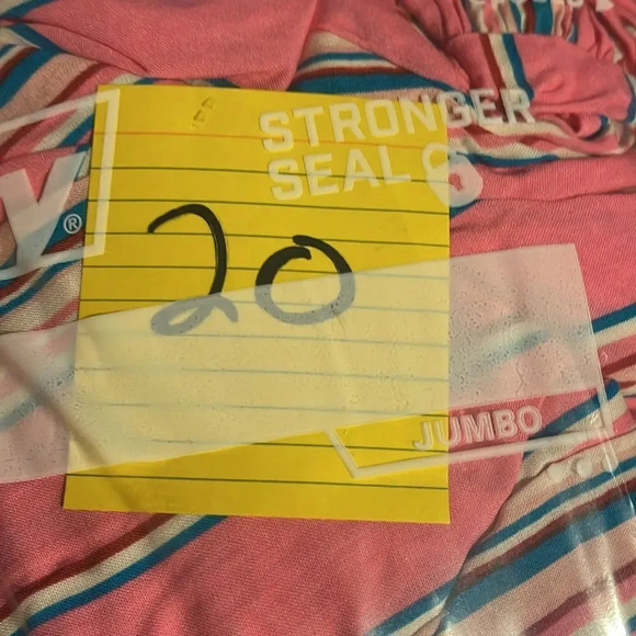 #20 Zunie Youth 2-pack Dress, Pink Striped Blue Floral Large 14/16 - Picture 9 of 9